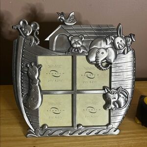 Pewter picture frame Noah’s arc